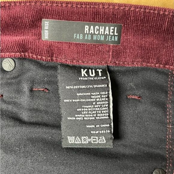 Kut from the Kloth Rachel High Waist Corduroy Mom Jeans - Picture 4 of 10